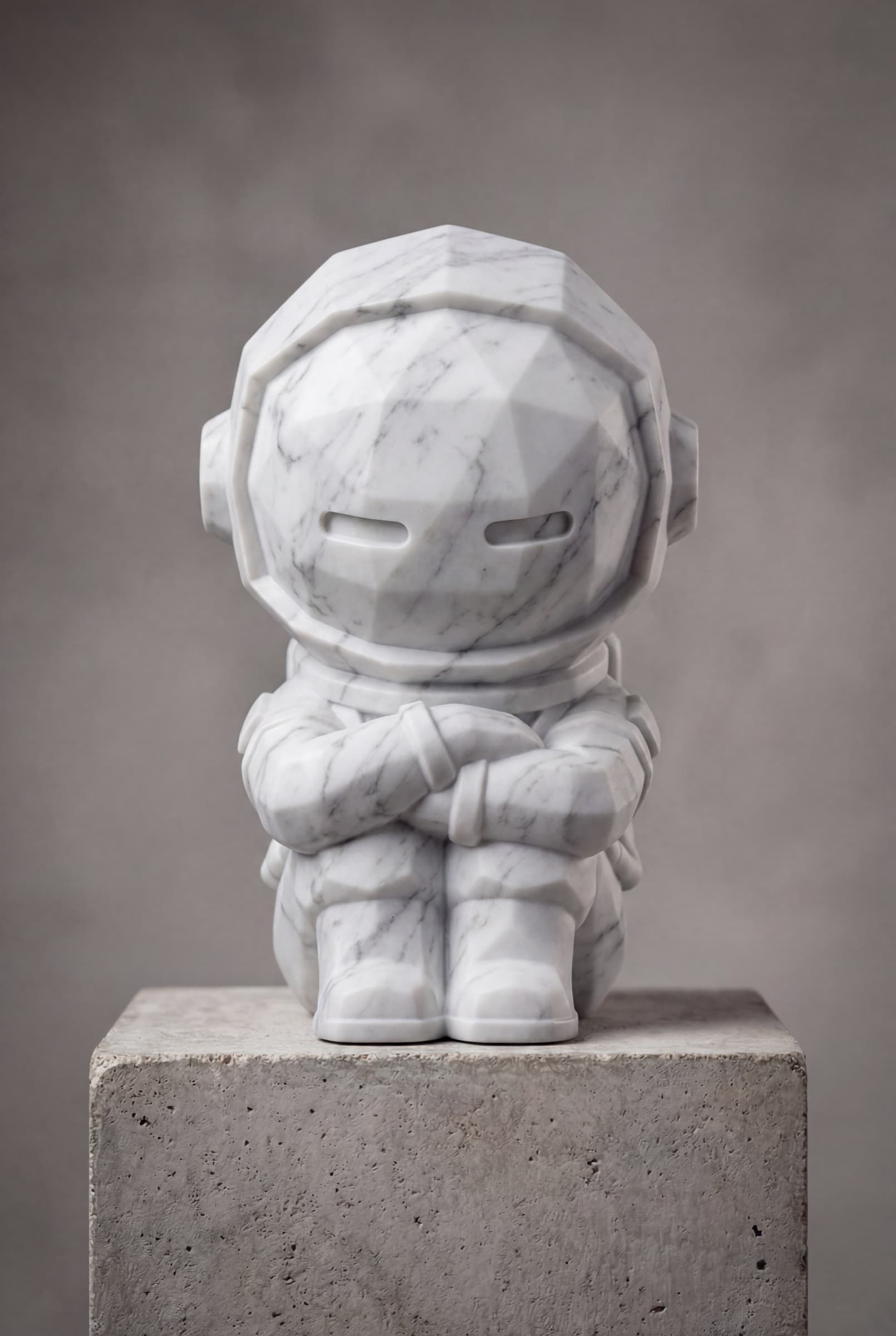 THE STRATOS CARRARA MARBLE — front